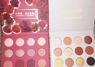 colourpop玫瑰眼影盘色号_colourpop she眼影盘试色图