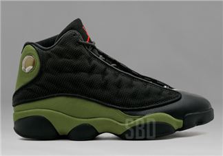 air jordan 13 olive多少钱？aj13橄榄绿配色专柜价格