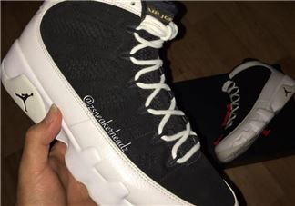 air jordan 9黑白金配色实物什么样_什么时候发售？