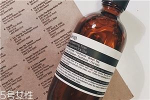 伊索绿茶水和悦木之源菌菇水哪个好 aesop维b绿茶平衡液