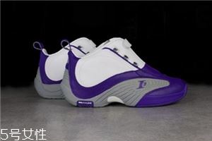 reebok answer 4白紫开箱测评 锐步答案4白紫细节图