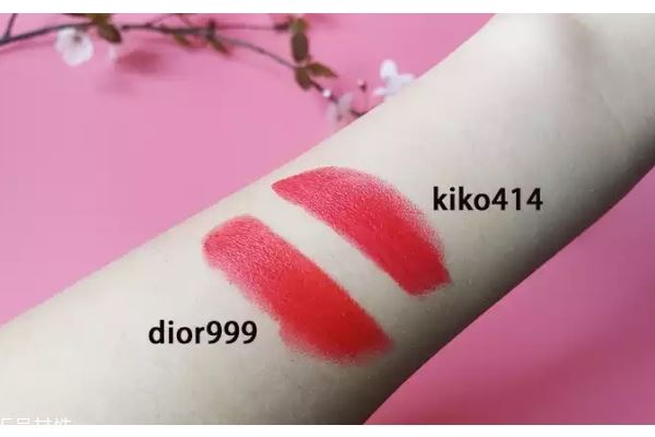 kiko414和迪奥999一样吗 kiko414和迪奥999对比图