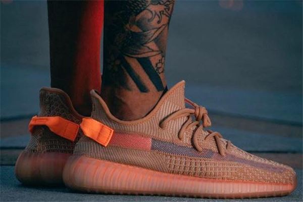 yeezy 350 clay上脚效果 椰子350脏粉配色实物曝光