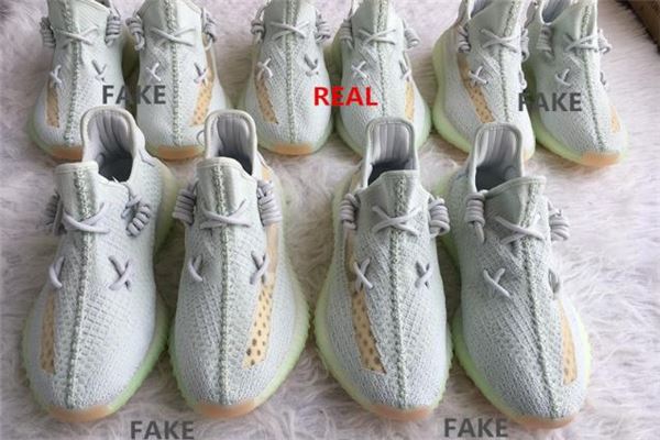 yeezy350亚洲限定真假对比 椰子350 hyperspace真假