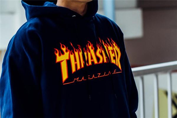 thrasher卫衣真假对比 thrasher火焰卫衣真假鉴定