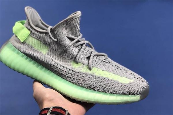 yeezy 350 true form lime实物谍照 椰子灰绿配色