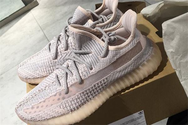 yeezy350粉天使开箱测评 yeezy粉天使和满天星实物对比