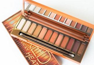 urban decay naked heat眼影盘色号_试色图