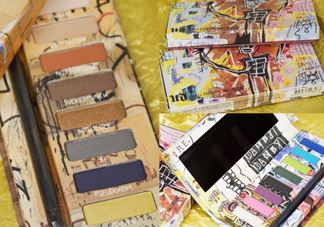 urban decay basquiat眼影盘色号_巴斯奎特眼影盘试色图