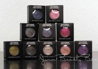 mac le disko dazzleshadow眼影色号_试色图