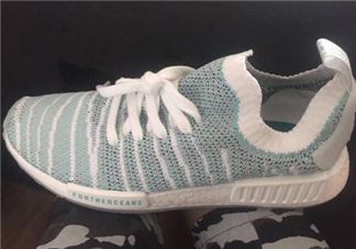 parley与adidas nmd r1联名海洋环保款实物什么样？