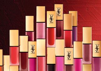 ysl tatouage couture哑光唇釉色号_试色图