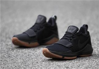 nike pg 1黑色生胶大底发售时间_实物什么样？